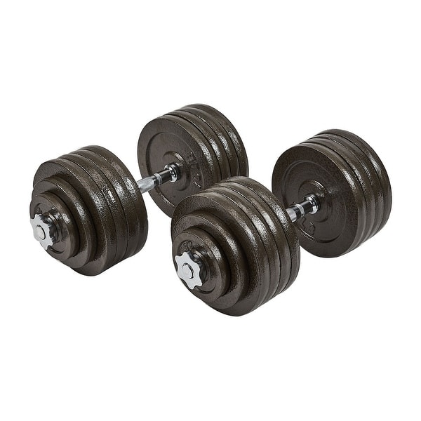 Dumbbell Set Cast Iron Dumbbells Near Me 20 KG Black Cast Iron Dumbbell Spinlock Set Low Price Weight Set – York  Fitness
