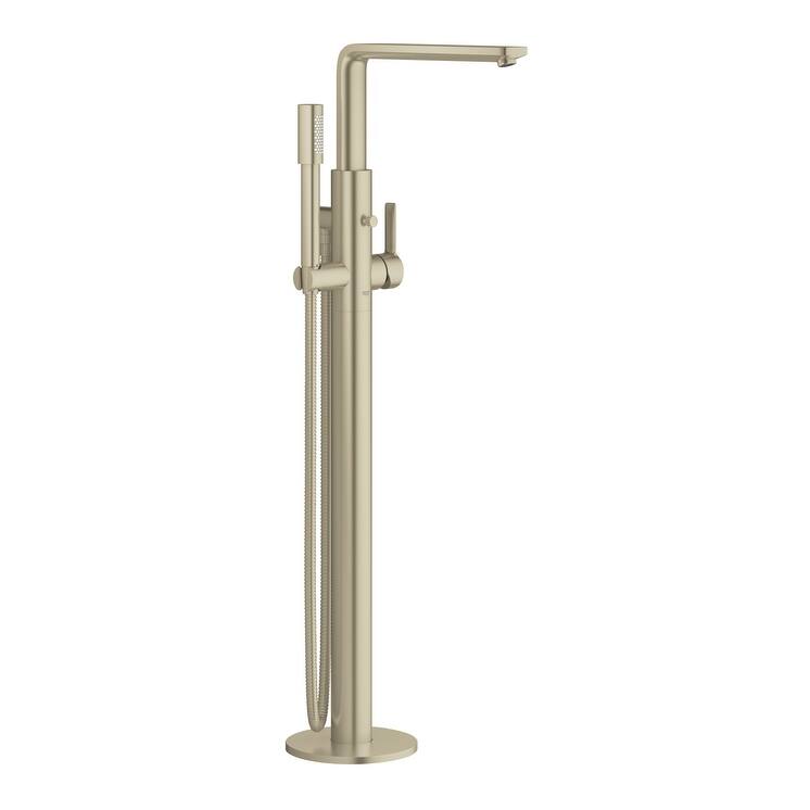 Grohe Lineare Floor Mounted Tub Filler with Built-In Diverter -