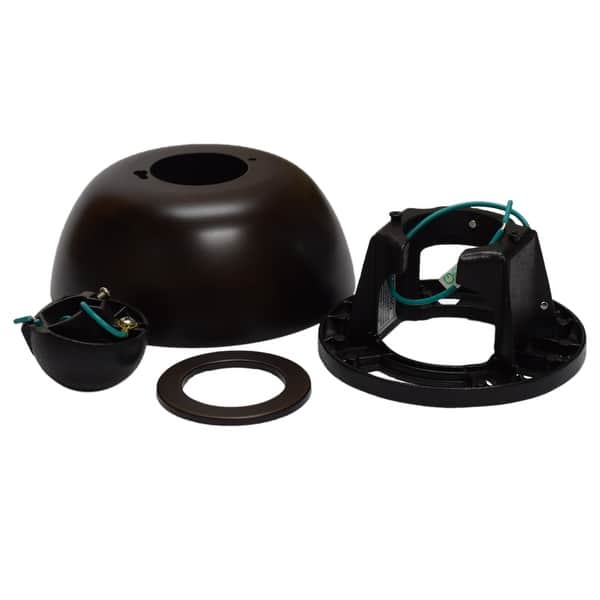 slide 2 of 2, Fanimation Ceiling Fan Sloped Ceiling Kit Dark Bronze