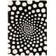 preview thumbnail 17 of 83, SAFAVIEH Soho Handmade Abstract Dots N.Z. Wool Area Rug 2' x 3' - Black/Ivory