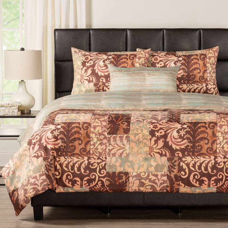 Barcelona Reversible Print Duvet Set - King - 5 Piece
