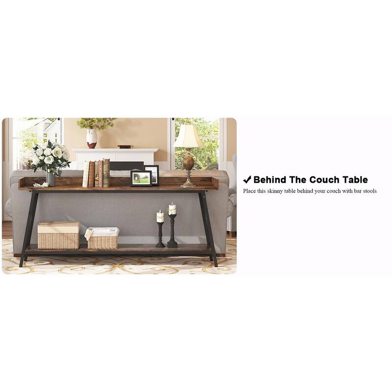 70.87'' Extra Long Console Table for Behind Couch