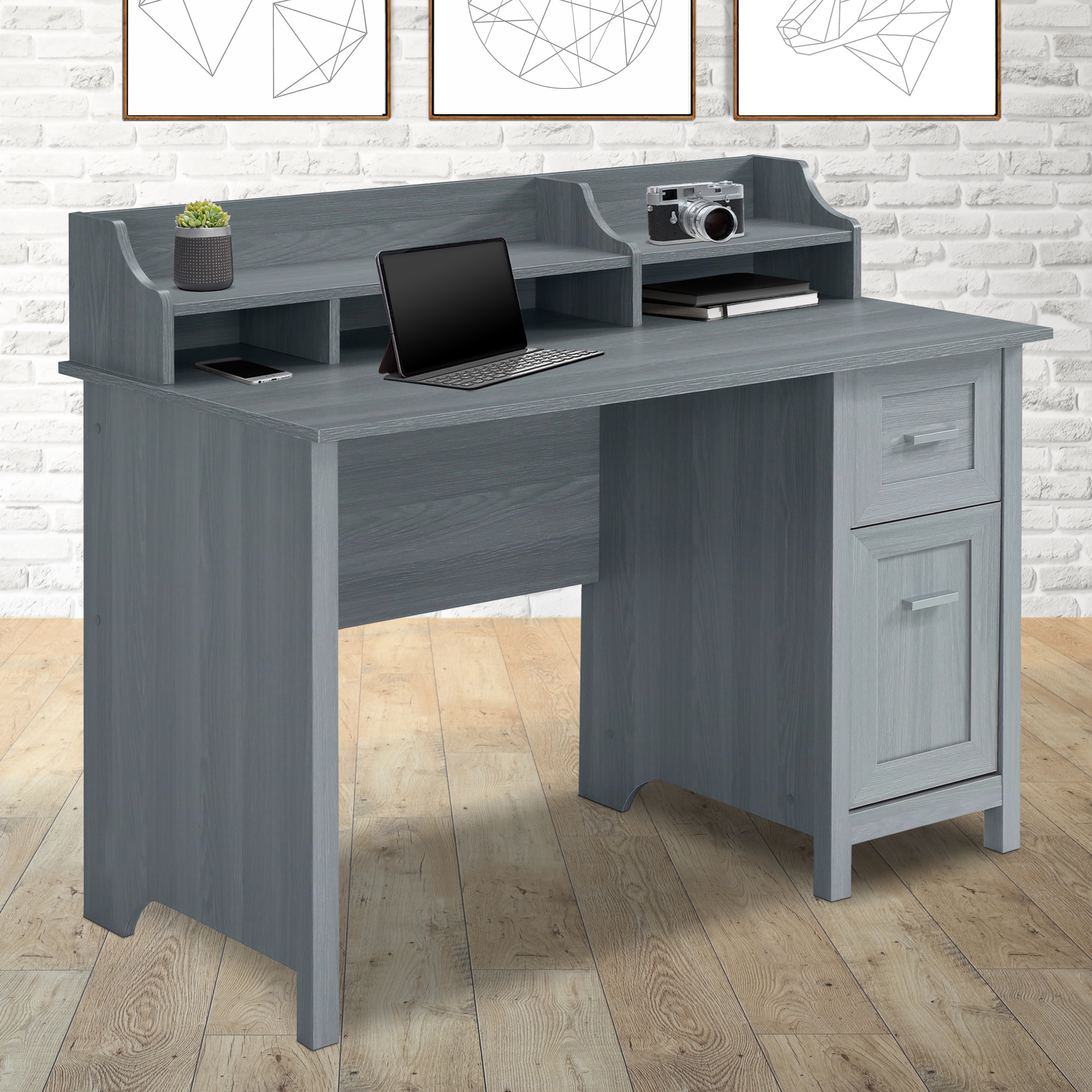 Classic Office Desk with Storage