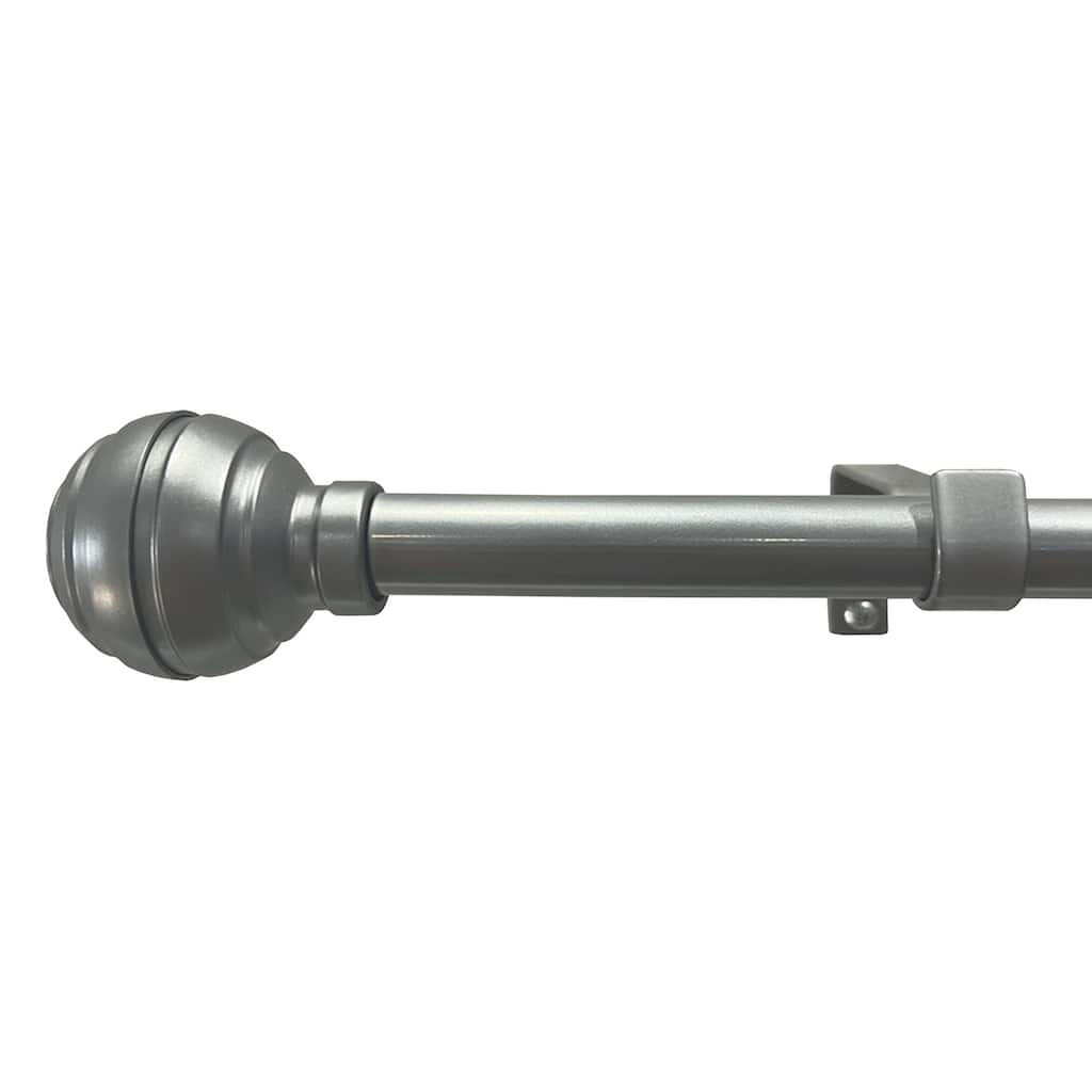 Buono II Hayden Gunmetal Decorative Rod & Finial 28-160 Inch
