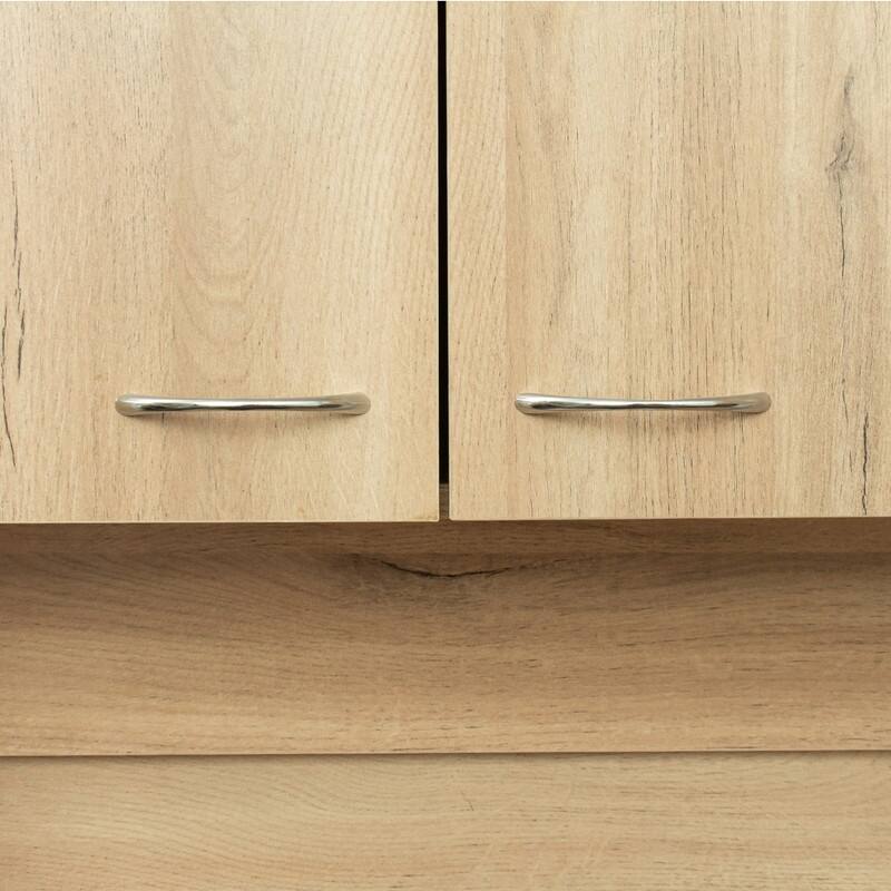 70.87" Tall Wardrobe& Kitchen/ Entryway Cabinet, with 6-Doors, 1-Open Shelves and 1-Drawer for Bedroom, Entryway and Dining Room