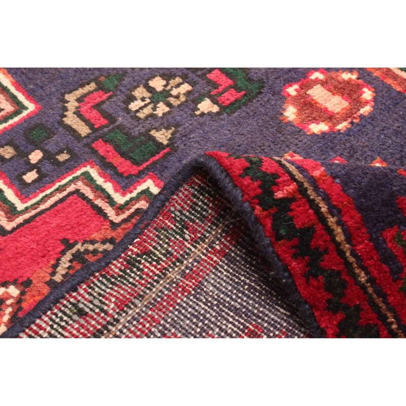 ECARPETGALLERY Hand-knotted Andelz Red Wool Rug - 4'3 x 7'8