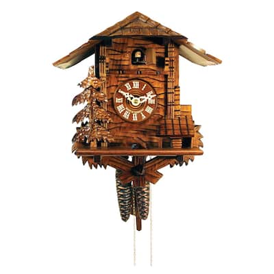 11" Engstler Weight-Driven Chalet Style Full Size Cuckoo Clock