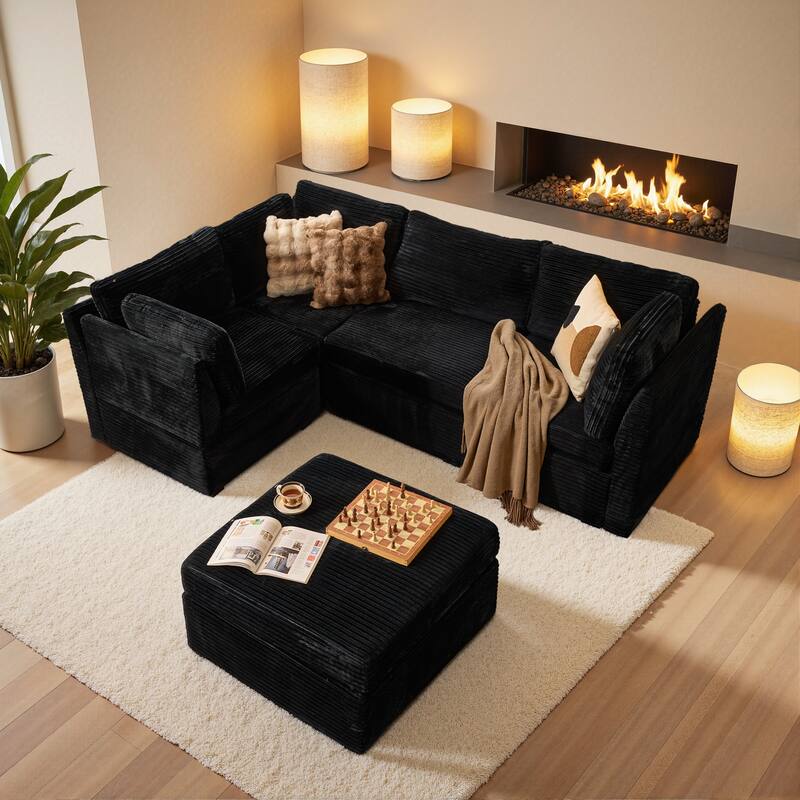 OVIOS Modular Cloud-Like Sofa (with Ottoman)