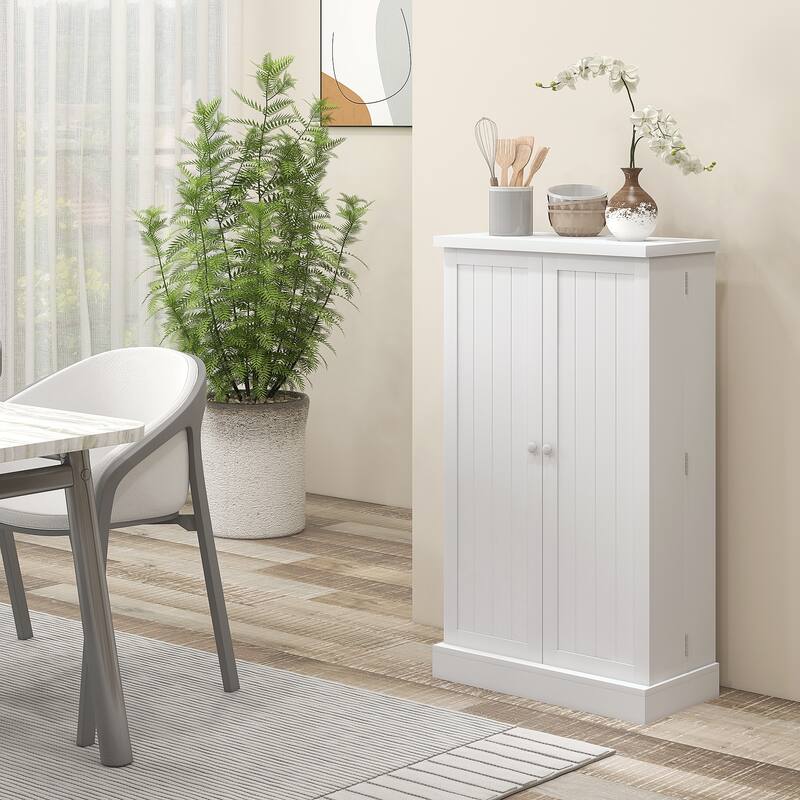 Freestanding Kitchen Pantry Storage Cabinet