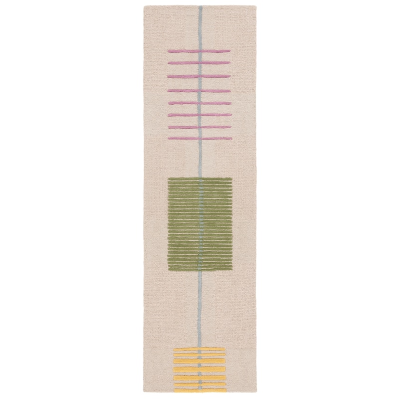 SAFAVIEH Handmade Genre Saide Mid-Century Modern Wool Rug