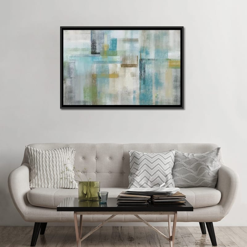 iCanvas "Bits and Pieces" by Nan Framed