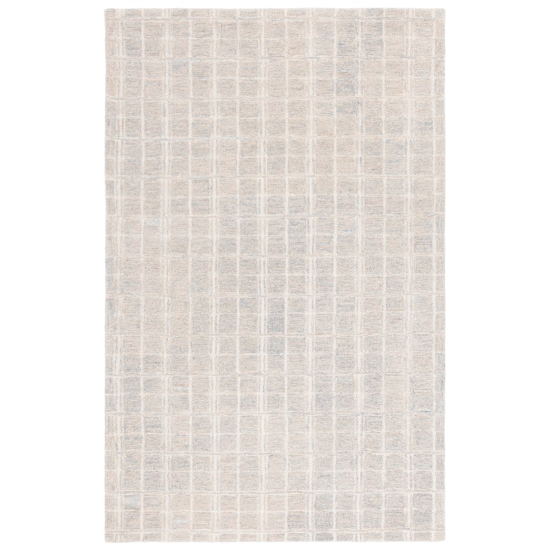 SAFAVIEH Handmade Genre Maurilia Mid-Century Modern Wool Rug - 4' x 6' - Natural/Beige