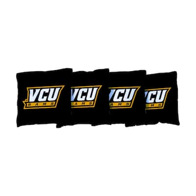 Virginia Commonwealth VCU Rams Black Cornhole Bags