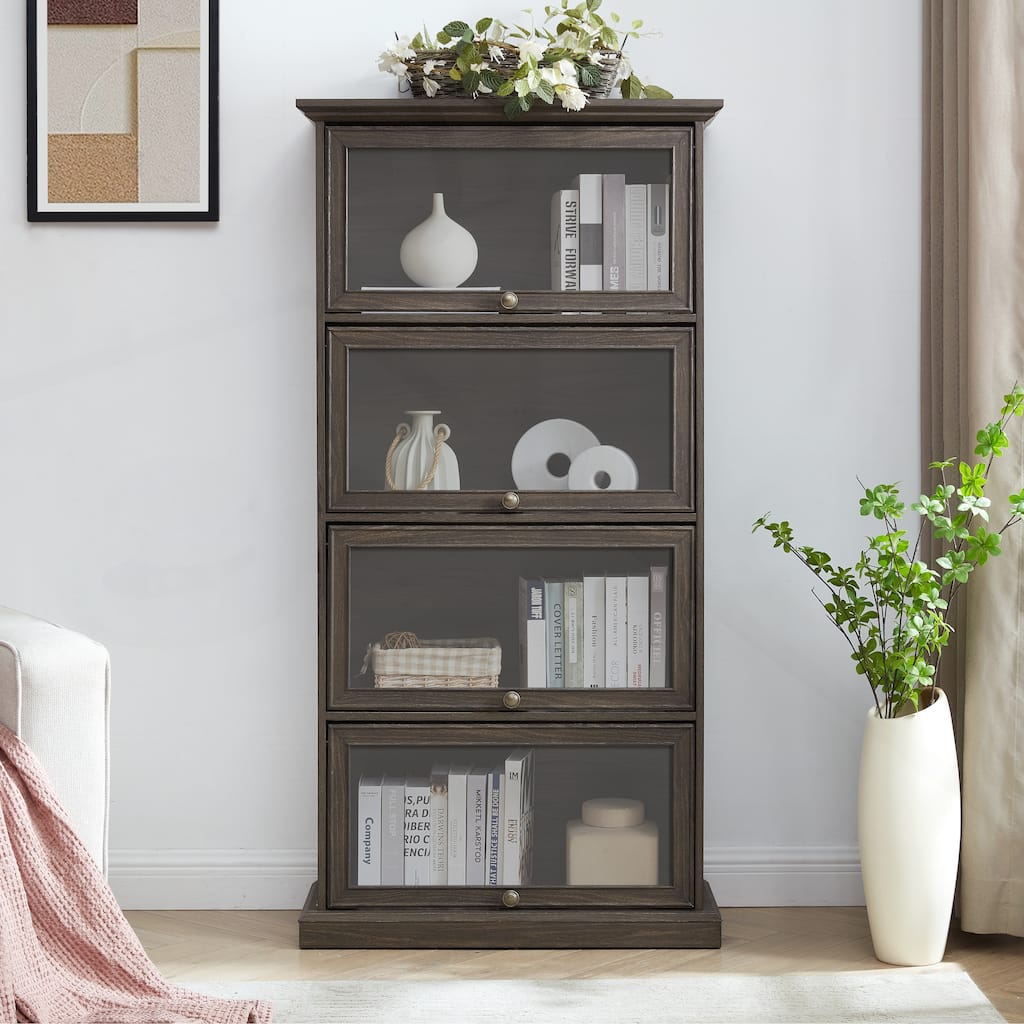 Stylish Multi-functional Glass Display Cabinet for Various Rooms