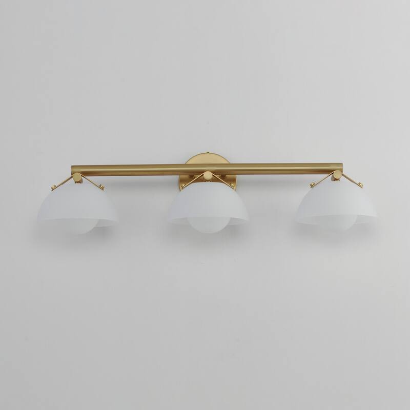 Studio M SM31003FT Domain 3 Light 29" Wide LED Vanity Light with Glass