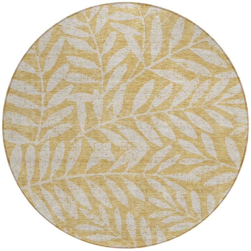 HomeRoots Floral Transitional Rectangle Outdoor Rug