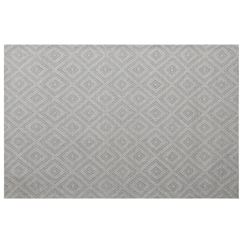 HomeRoots Geometric Transitional Rectangle Area Rug - 36.00 in. x 24.00 in. x 0.50 in.