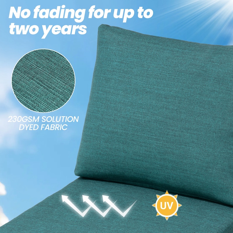 24" x 24" Outdoor Deep Seat Chair Cushion Set