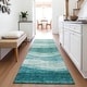 preview thumbnail 8 of 88, Premium Washable Super Soft Cool Modern Wvave Mayfield Rug Teal - 2'3" x 7'6"
