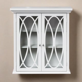 Teamson Home Florence Removable Two-Door Wall Cabinet