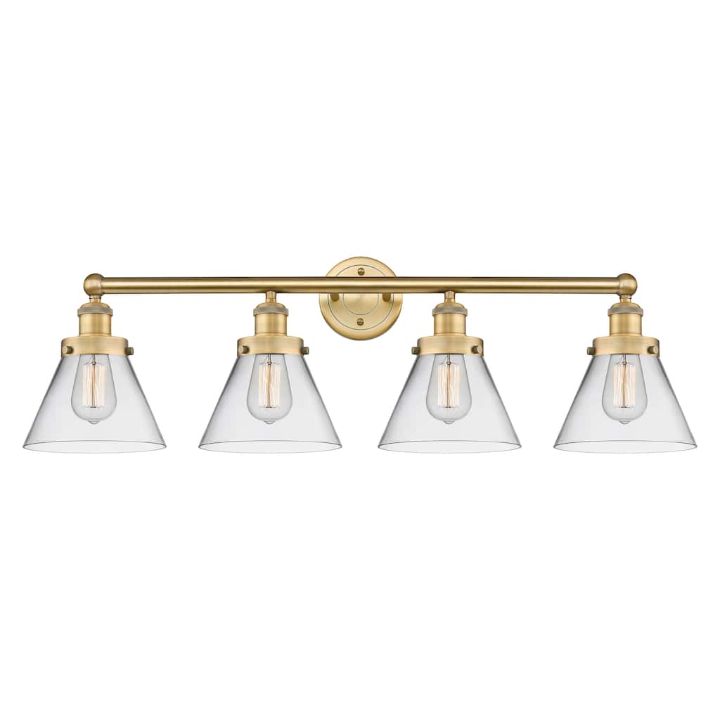 Innovations Lighting Large Cone - 4 Light 35" Bath Vanity Light