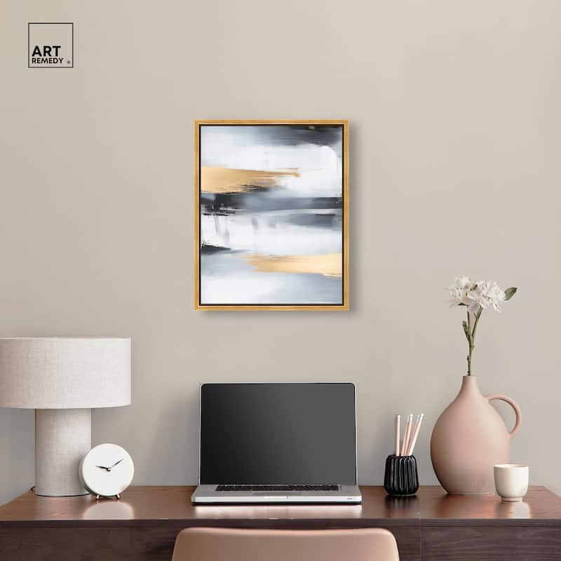 Visual Gold Vortex II Canvas by Art Remedy