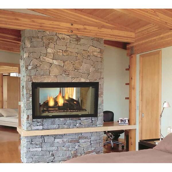 Shop Majestic Dsr36 36 Wide Built In Natural Vent See Thru Wood