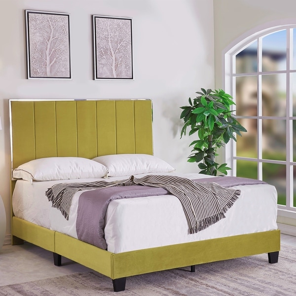 Mallory upholstered shop platform bed