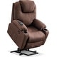 preview thumbnail 4 of 63, MCombo Electric Power Lift Recliner Chair Sofa with Massage and Heat for Elderly, 3 Positions, USB Ports, Fabric 7040 Coffee