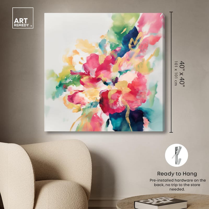 Essence of a Flower I Canvas by Art Remedy, Gallery Wrapped