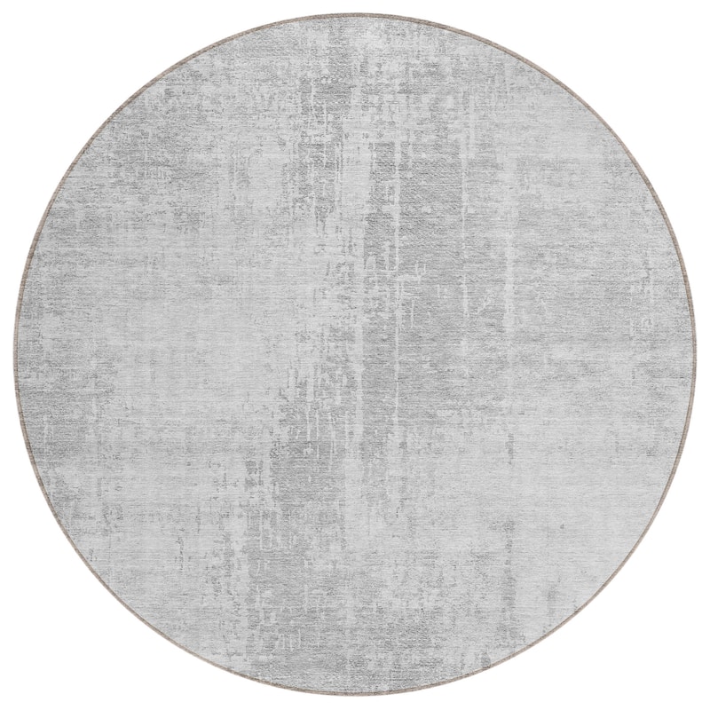 Machine Washable Indoor/ Outdoor Chantille Abstract Ombre Rug