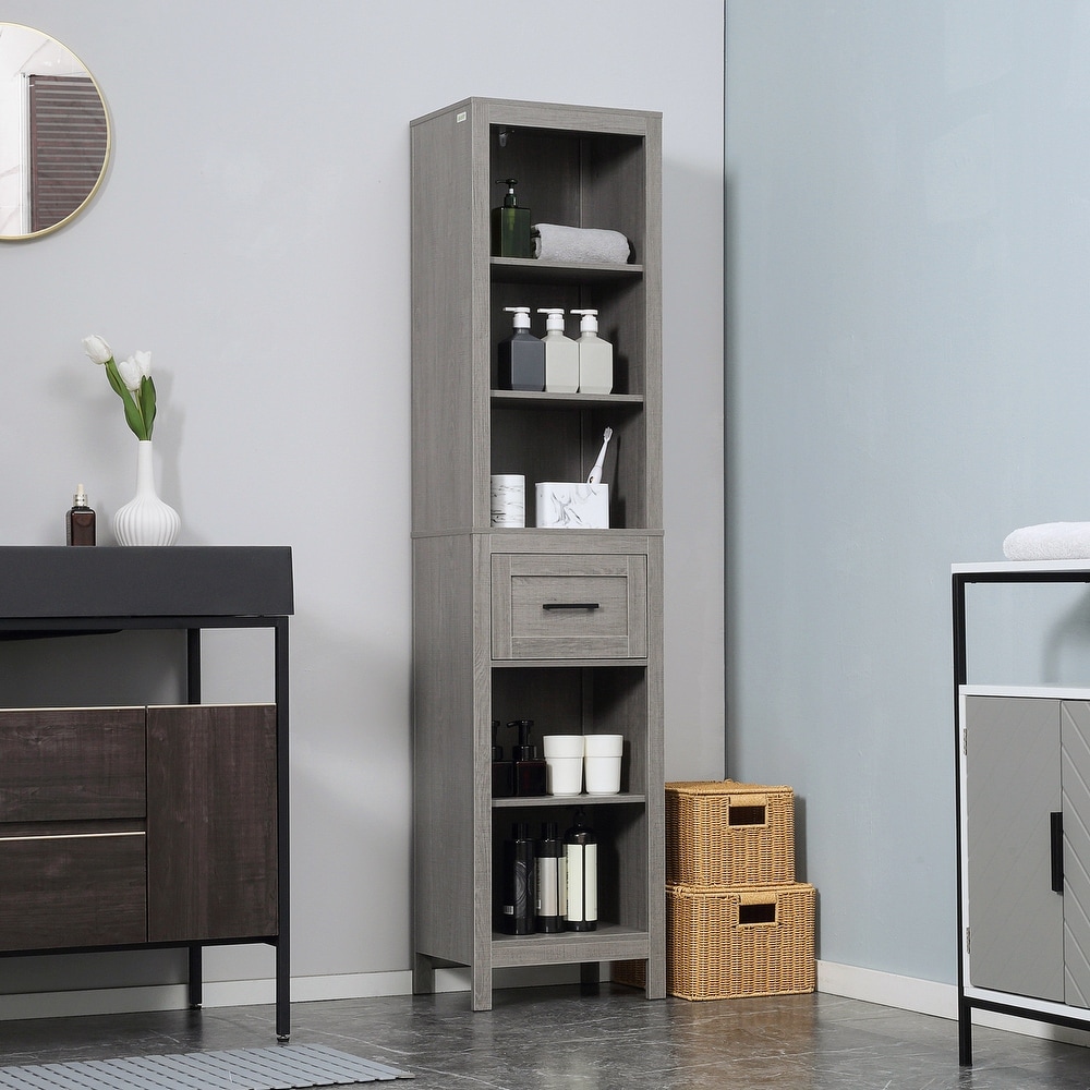 https://ak1.ostkcdn.com/images/products/is/images/direct/3489431adc193e72a2483351c65925a83fff7999/kleankin-Narrow-Bathroom-Storage-Cabinet-with-Drawer-and-5-Tier-Shelf%2C-Tall-Cupboard-Freestanding-Linen-Towel%2CCorner-Organizer.jpg