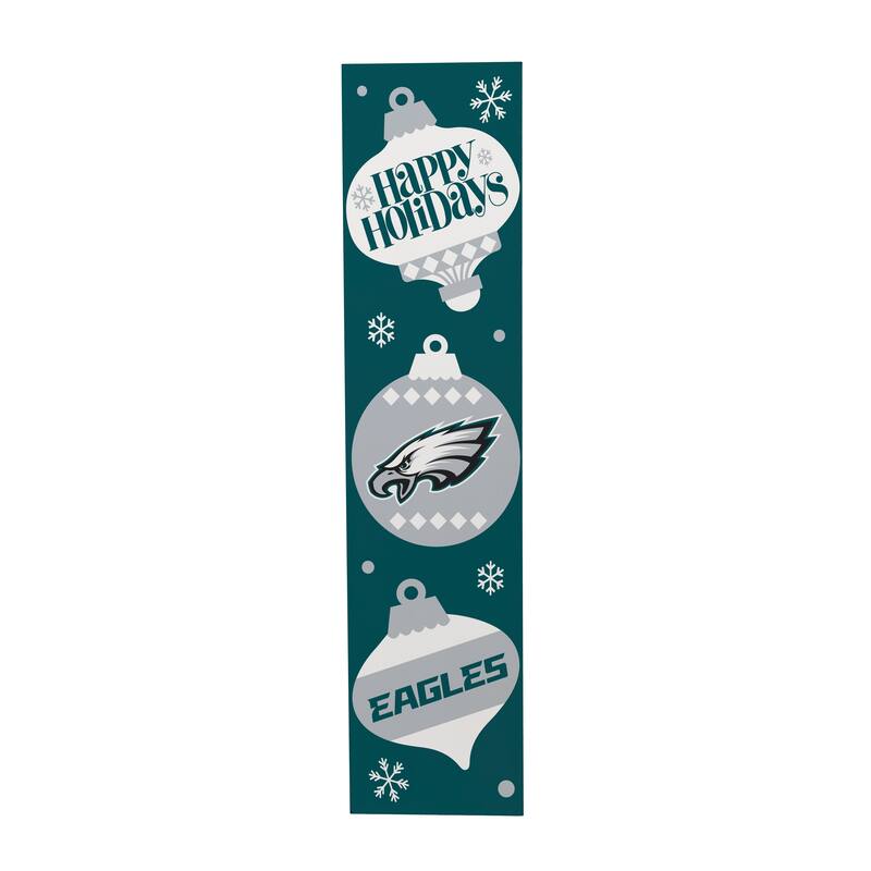 47" Double Sided Seasonal Porch Leaner, Philadelphia Eagles - 47" x 11.25"
