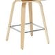 preview thumbnail 32 of 78, Skara Mid-Century Swivel Counter Stool, Upholstered Counter Height Chair with Bentwood Legs