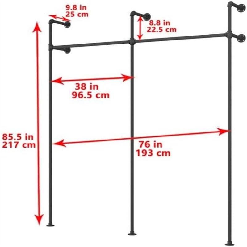 Moden Commercial Grade Pipe Clothes Racks