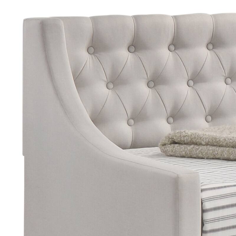 Capitola Fog Upholstered Daybed with Casters