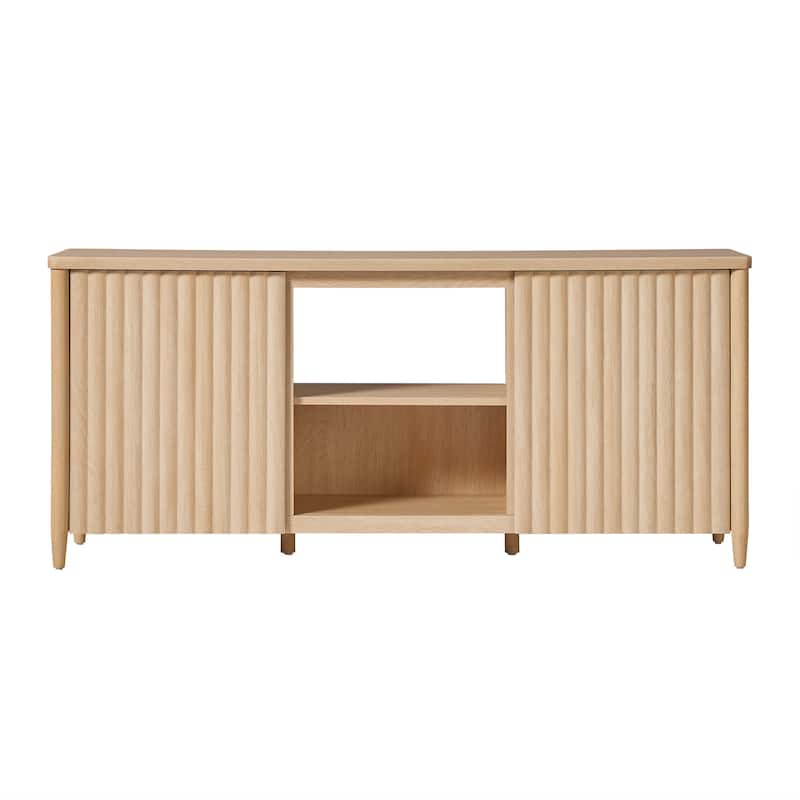 Middlebrook Scandinavian Reeded 58-inch TV Stand with Storage