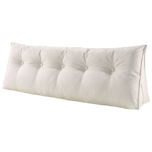 Wowmax Bed Wedge Backrest Reading Pillow Bolster Daybed Tv Bed Wedge Backrest Reading Pillow