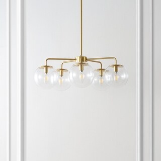 SAFAVIEH Lighting Negara Chandelier - 25" W x 25" D x 18-48" H