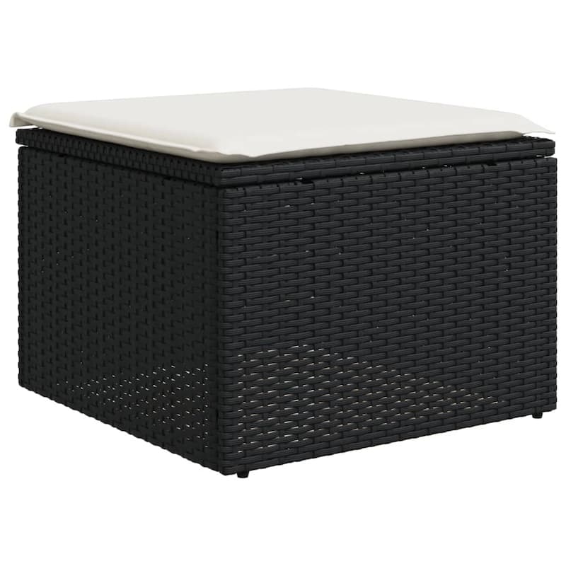 vidaXL Garden Sofa Set Poly Rattan Large Modular Garden Sofa Set - 24.4 x 24.4 x 27.2 in (W x L x H)