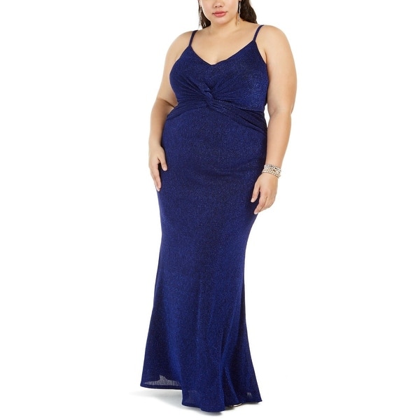 bodybuilder formal dress City Studios Trendy Plus Size Lace Trimmed Fit Flare Dress Black / 2X