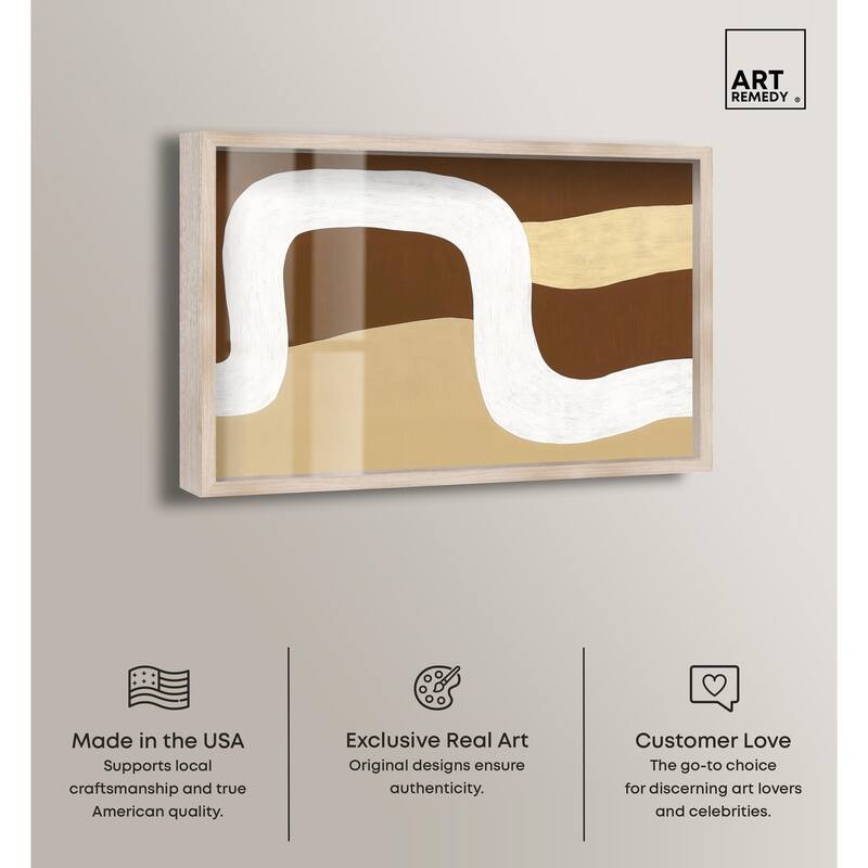 Minimal Wavy II Shadowbox by Art Remedy