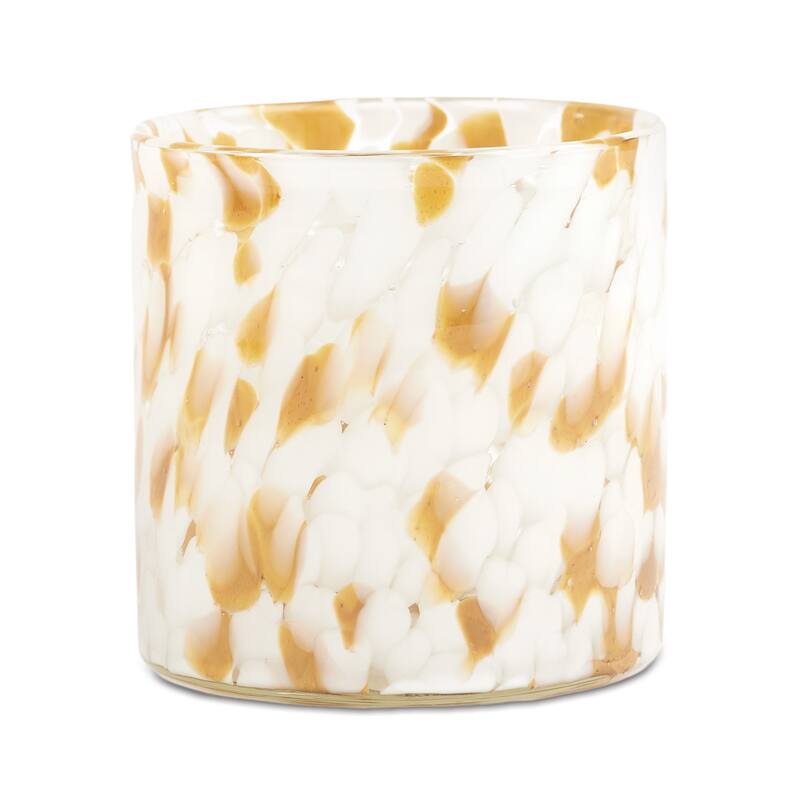 Painted Glass Votive Holder (Set of 2)