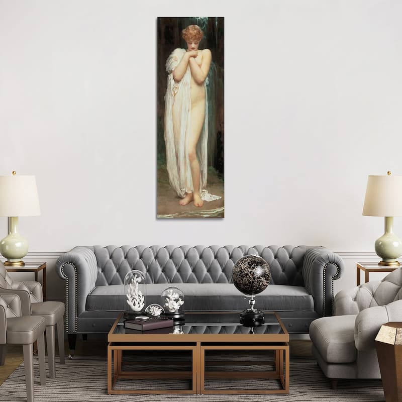 iCanvas "Crenaia, The Nymph Of The Dargle" by Frederic Leighton Canvas Print