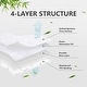 preview thumbnail 2 of 2, MarCielo 2 Pack Bamboo Waterproof Crib Mattress Protector Crib Sheet