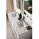 preview thumbnail 24 of 32, James Martin Vanities Bristol 72" Double Vanity, Bright White