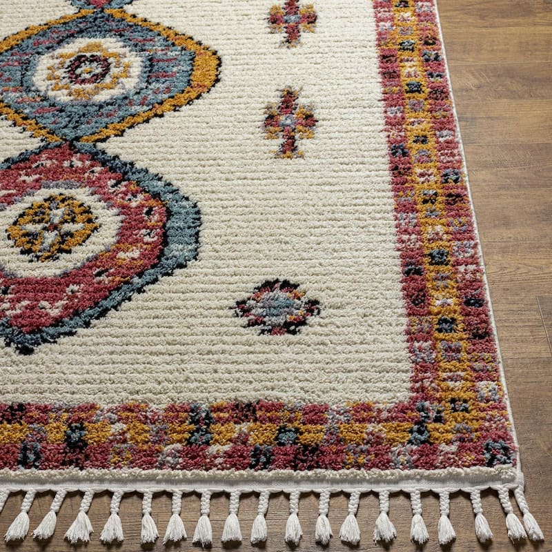 Livabliss Casual Casablanca Shag Tribal Area Rug