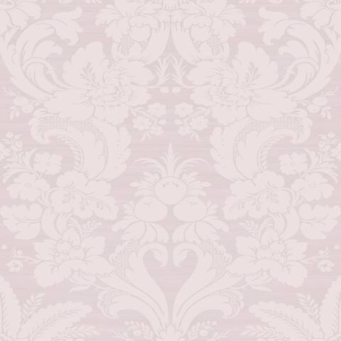 Laura Ashley Martigues Sugared Violet Wallpaper - N/A