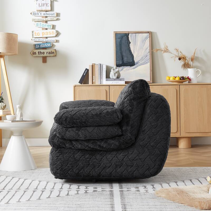 Full Compression sofa chair with swivel for Living Room