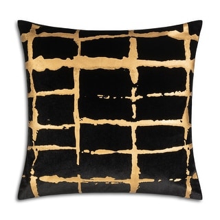 Enchant Home Oslo Black and Gold Pillow - Bed Bath & Beyond - 37717599